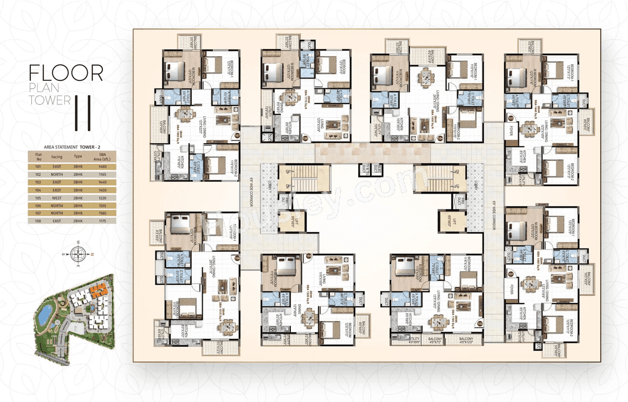 PSR Vanasree Floor plan 2