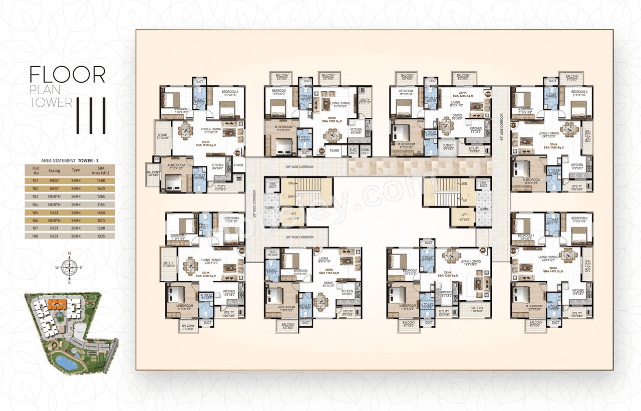 PSR Vanasree Floor plan 3
