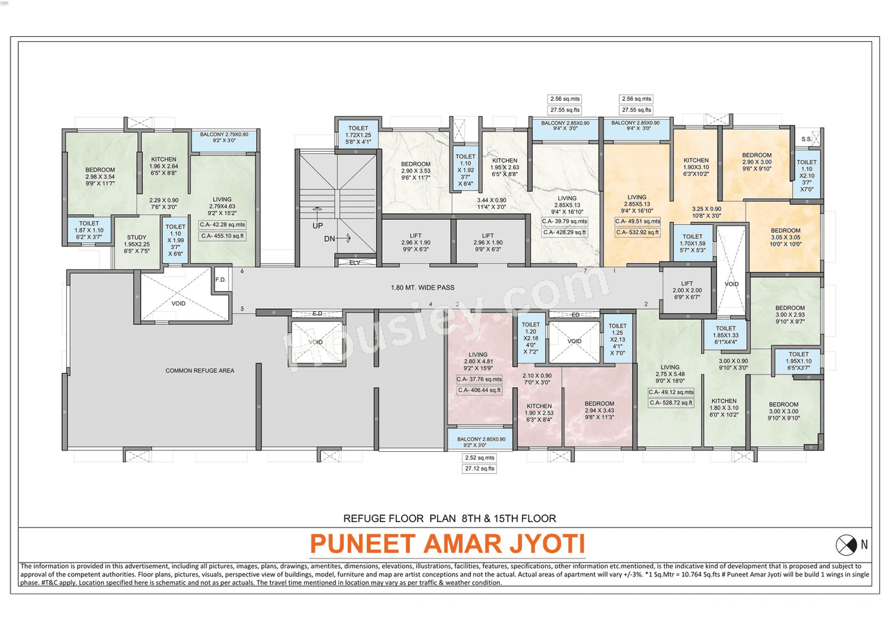 Puneet Amarjyoti Floor plan 1