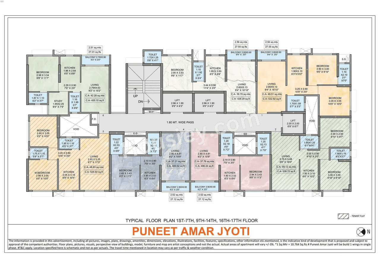 Puneet Amarjyoti Floor plan 3
