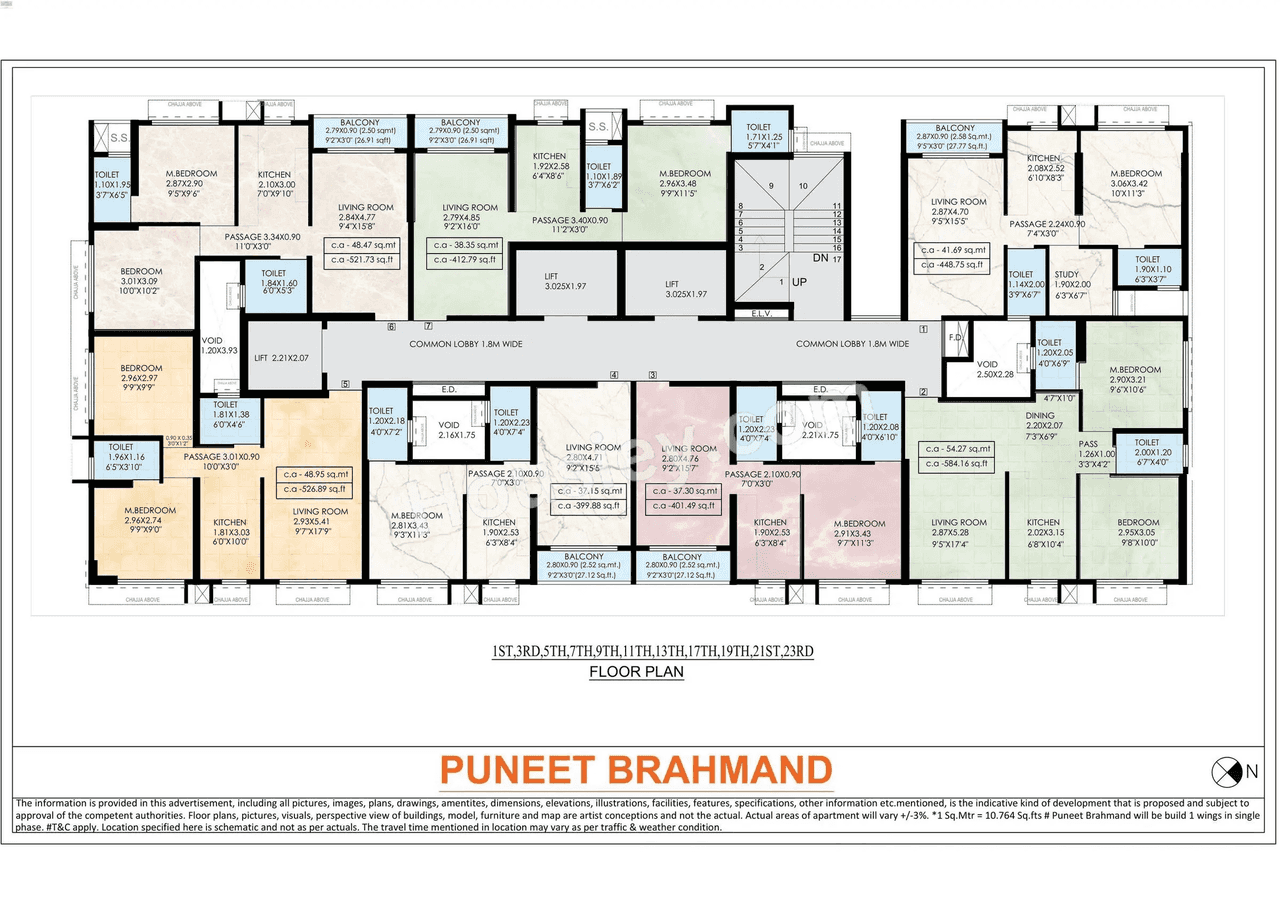Puneet Brahmand Floor plan 1