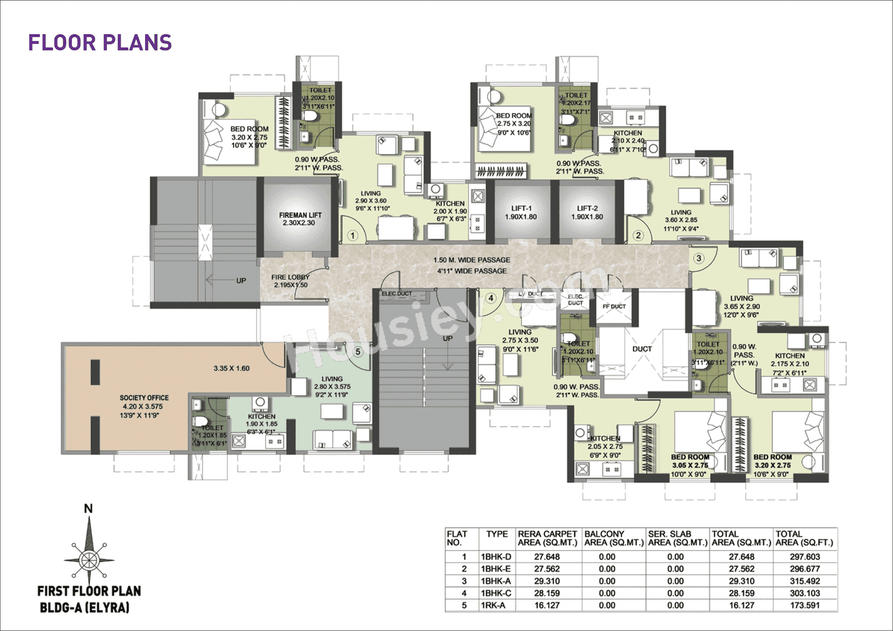 Puraniks Premier Floor plan 1