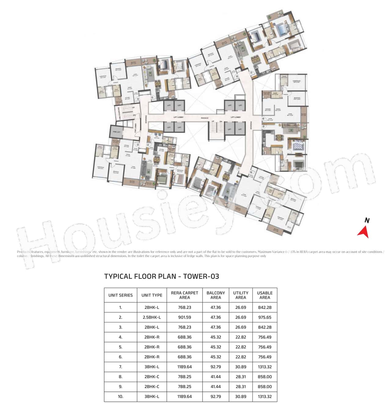 Purva Atmosphere Keshav Nagar Floor plan 7