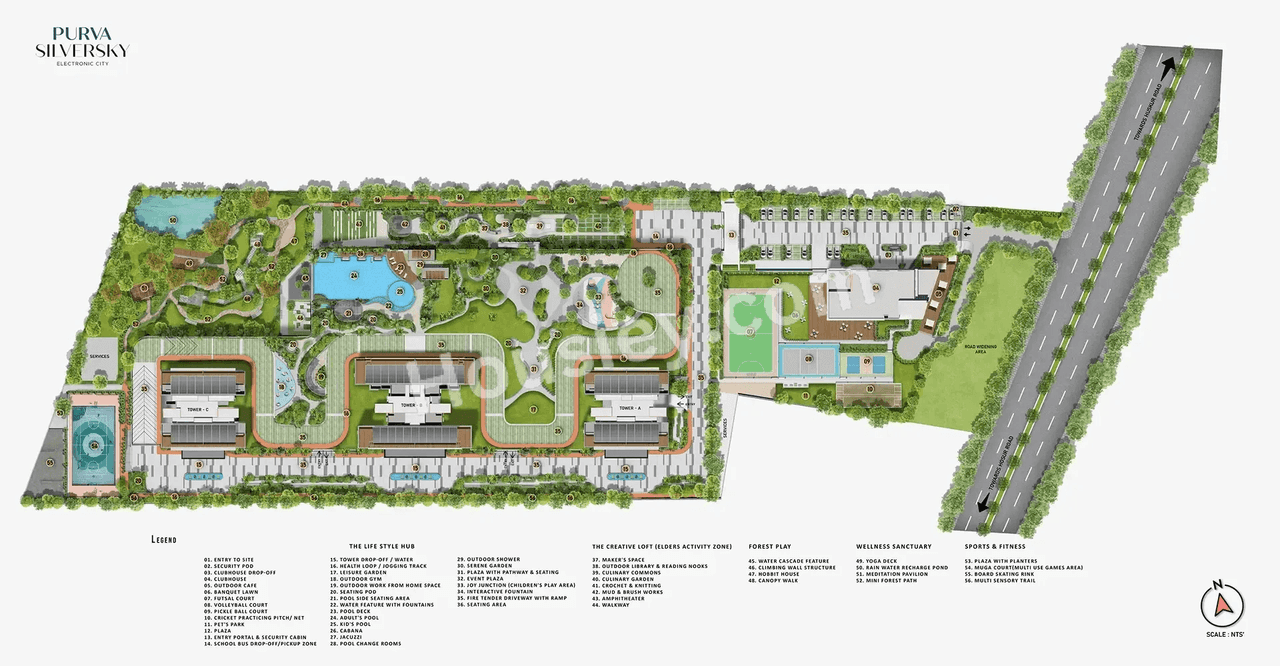 Purva Bliss Master Plan