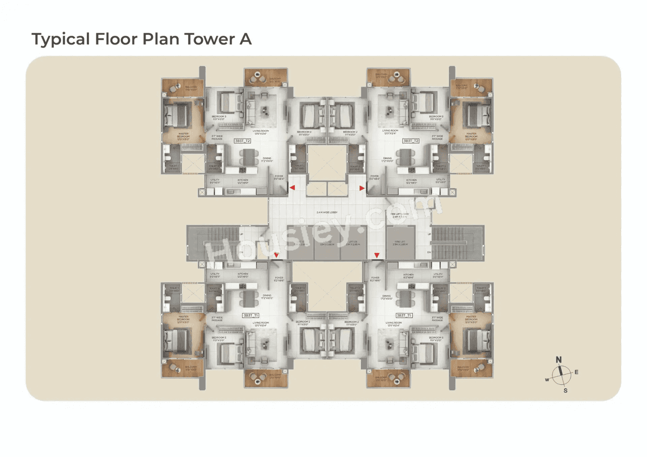 Purva Bliss Floor plan 1