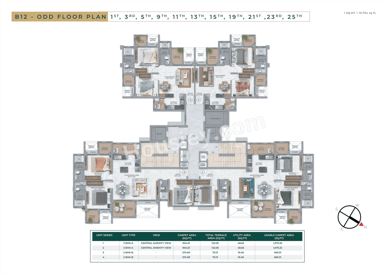 Purva Emerald Bay Floor plan 9