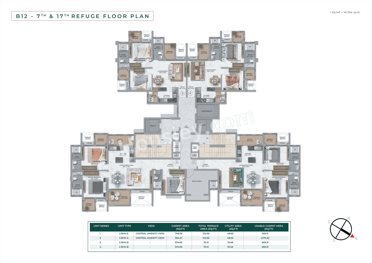 Purva Emerald Bay Floor plan 10