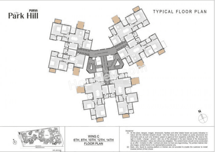 Purva Park Hill Floor plan 1