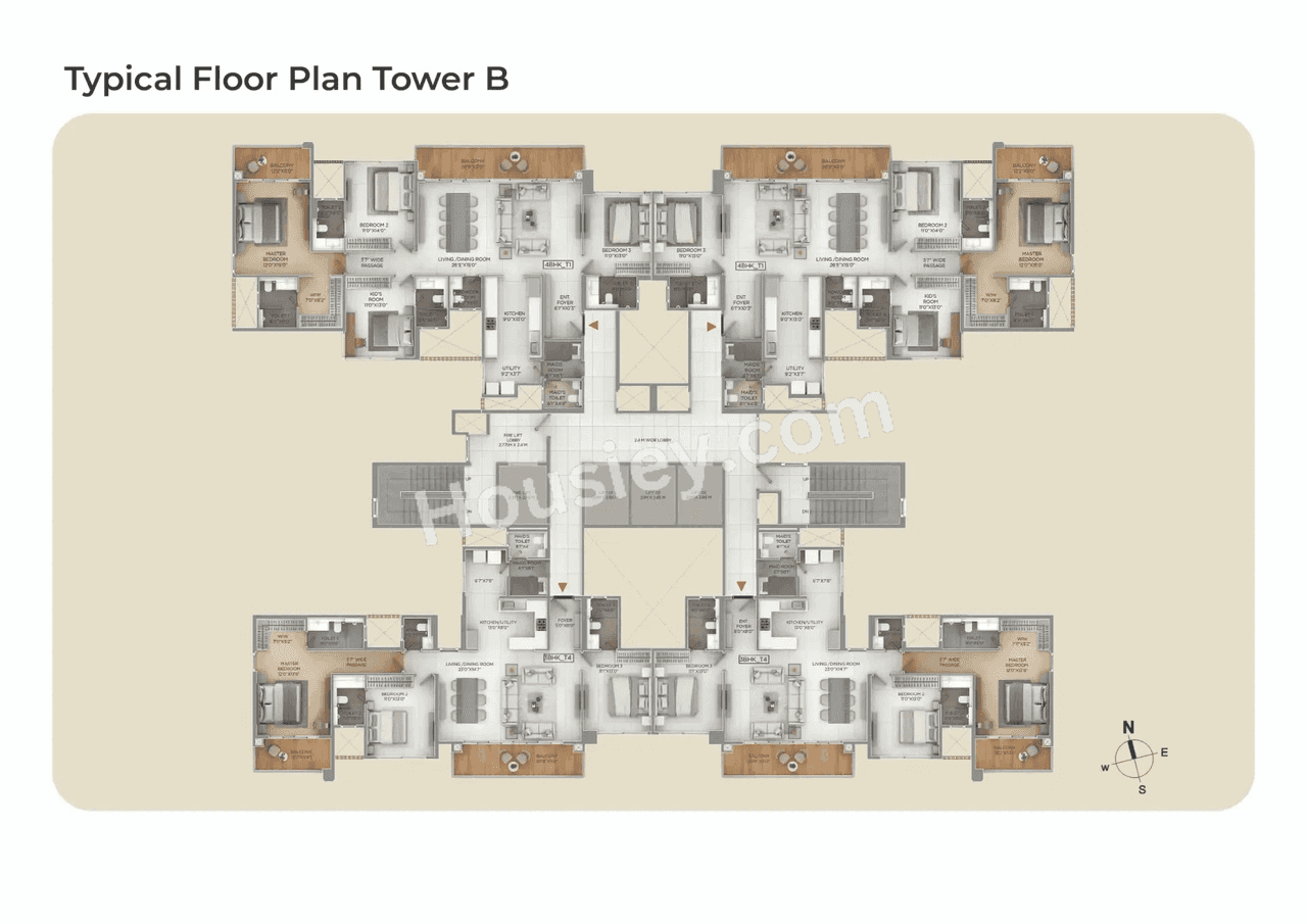 Purva Silver Sky Floor plan 2