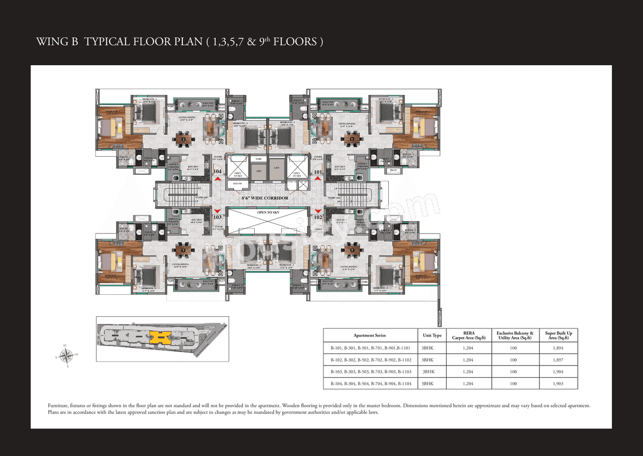 Purva Somerset House Floor plan 2