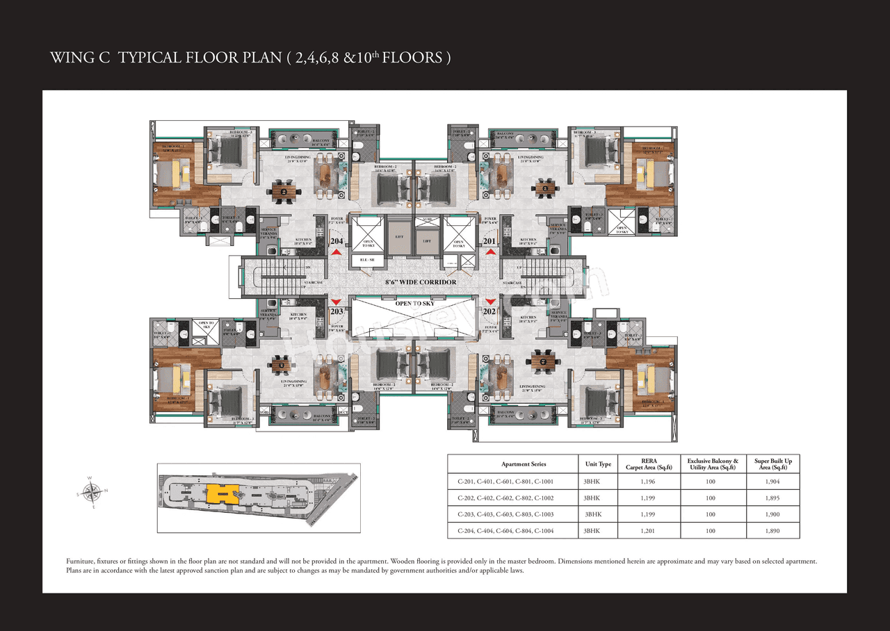 Purva Somerset House Floor plan 3