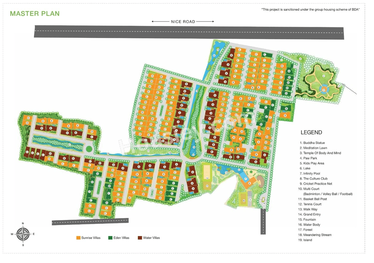 Purva Sparkling Springs Floor Plan