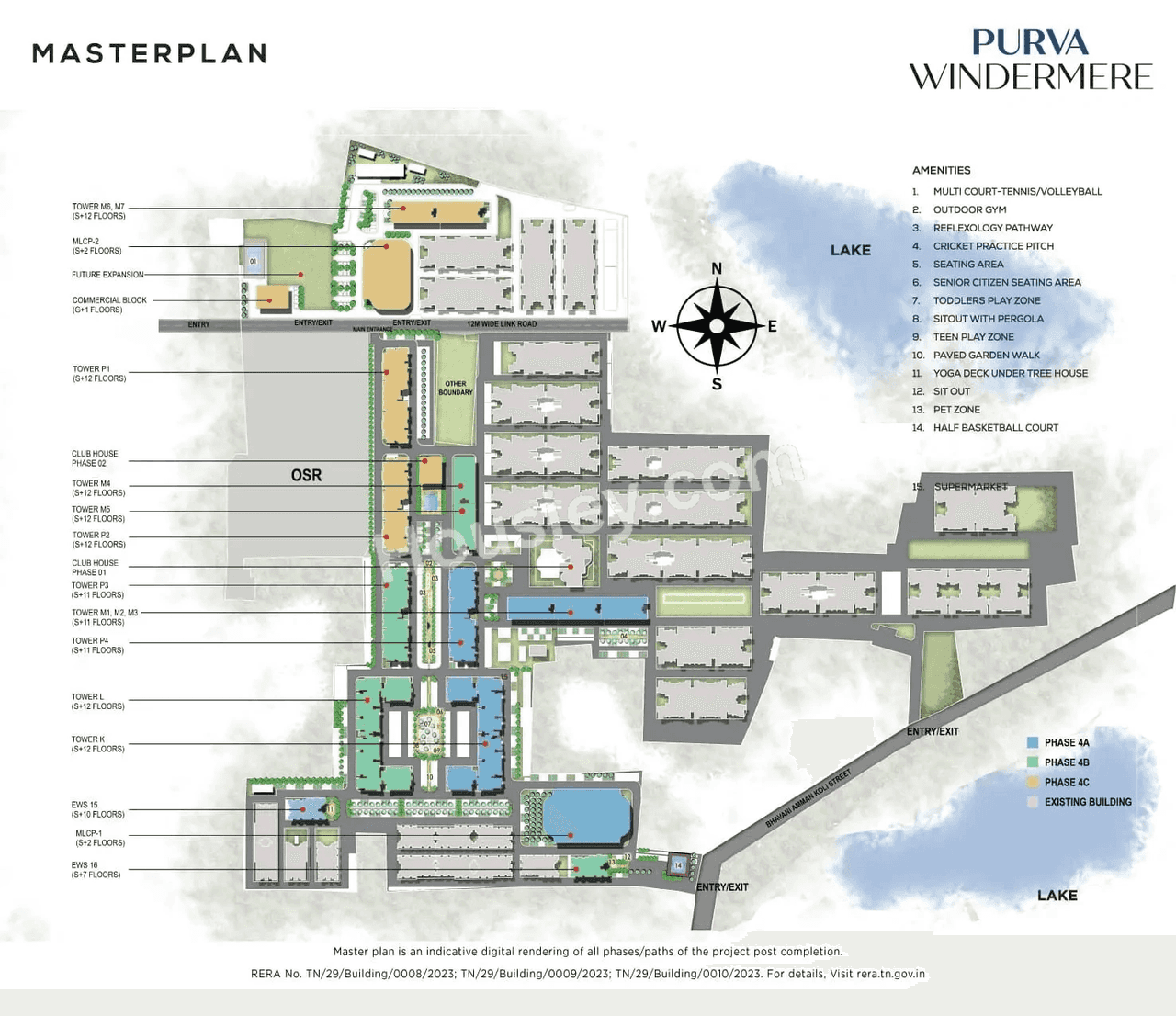 Purva Windermere Floor plan 1