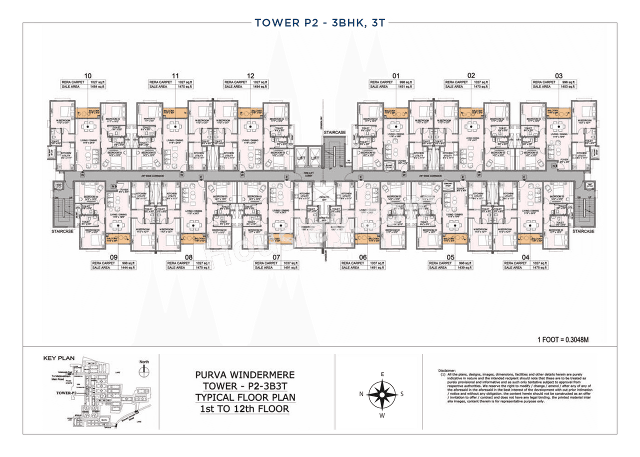 Purva Windermere Floor plan 7