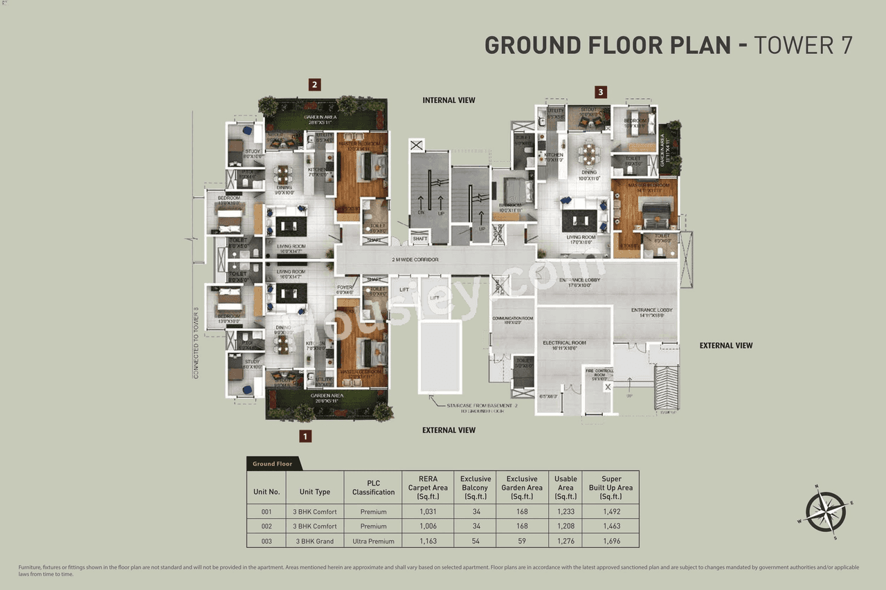 Purva Zenium Floor plan 2