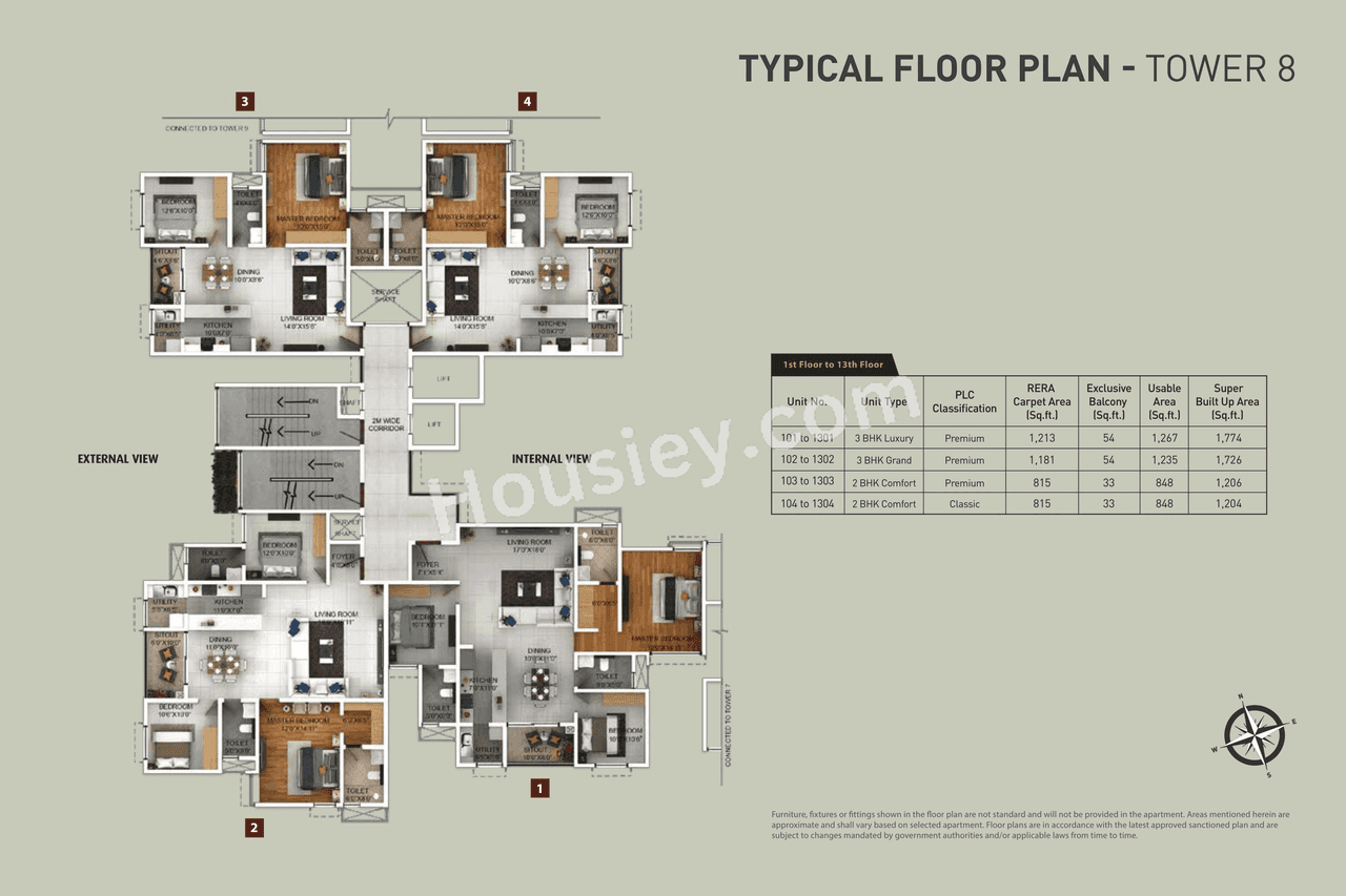 Purva Zenium Floor plan 5