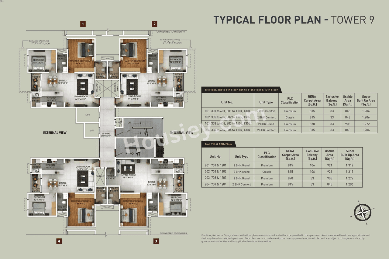 Purva Zenium Floor plan 7