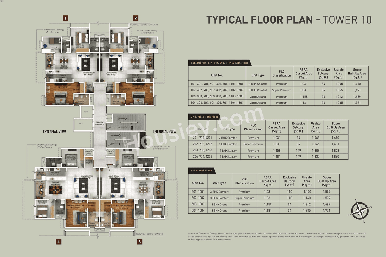 Purva Zenium Floor plan 9