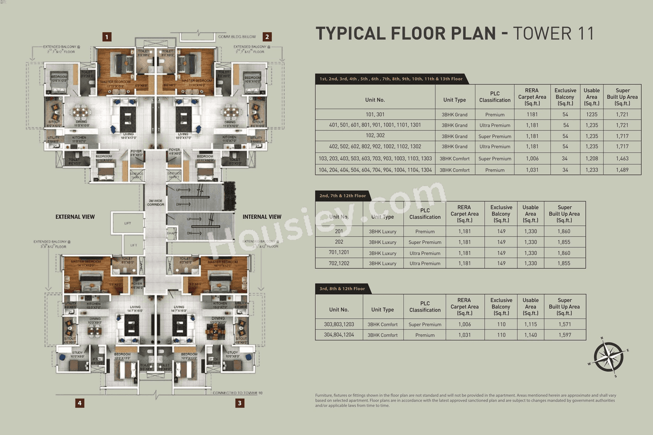 Purva Zenium Floor plan 11