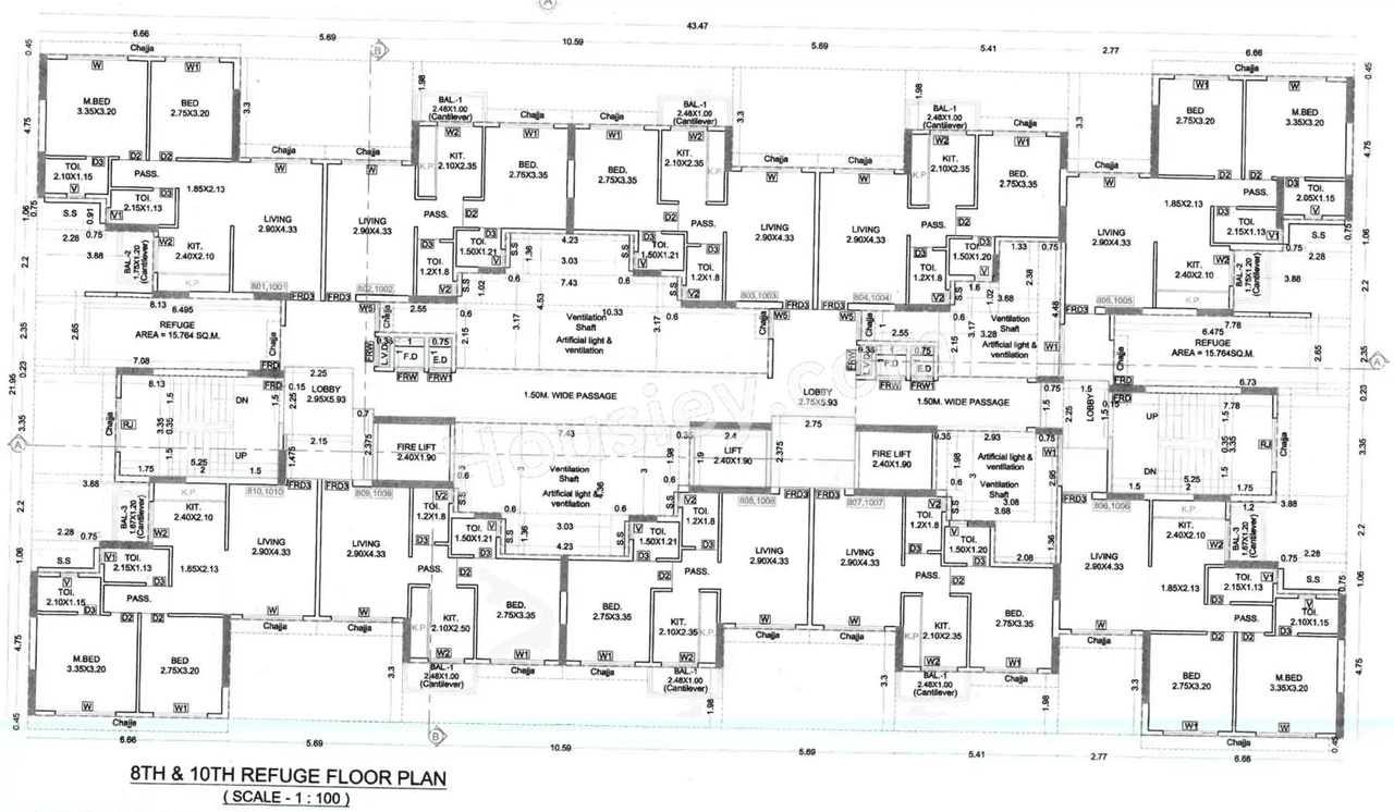 Qualcon Season Square Floor plan 1