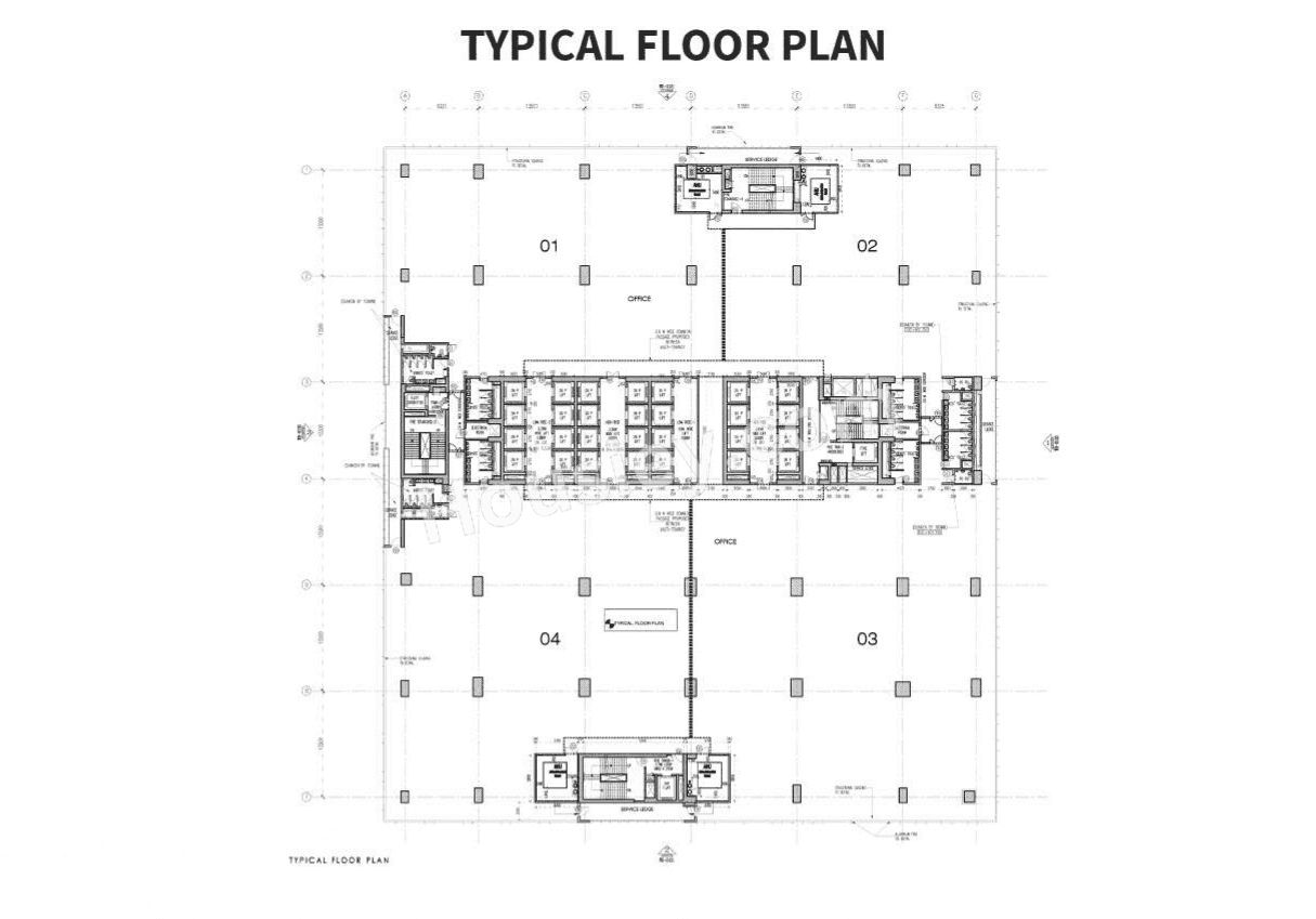 R One Diamond Towers Floor plan 3