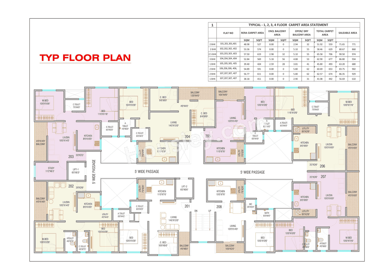 Raahee Kasturi Floor plan 3