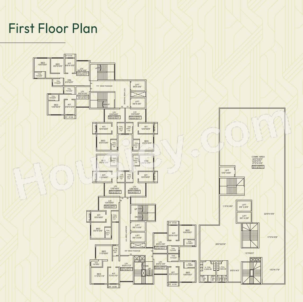 Radheya Sai Enclave Phase 2 Floor plan 1