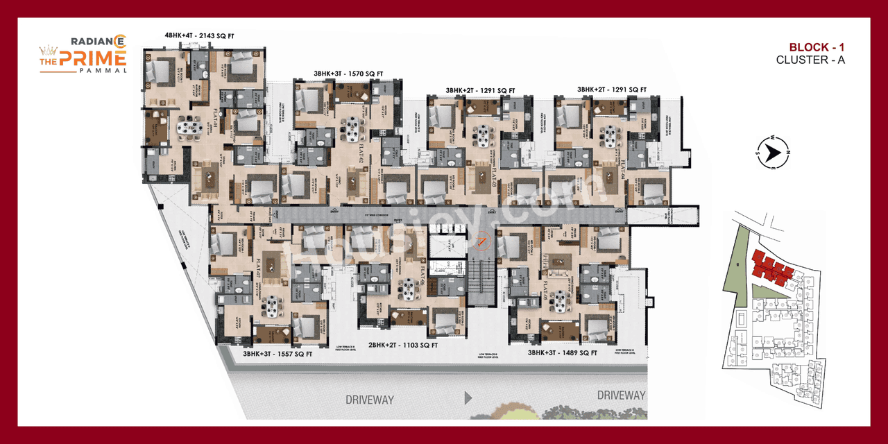 Radiance The Prime Floor plan 2