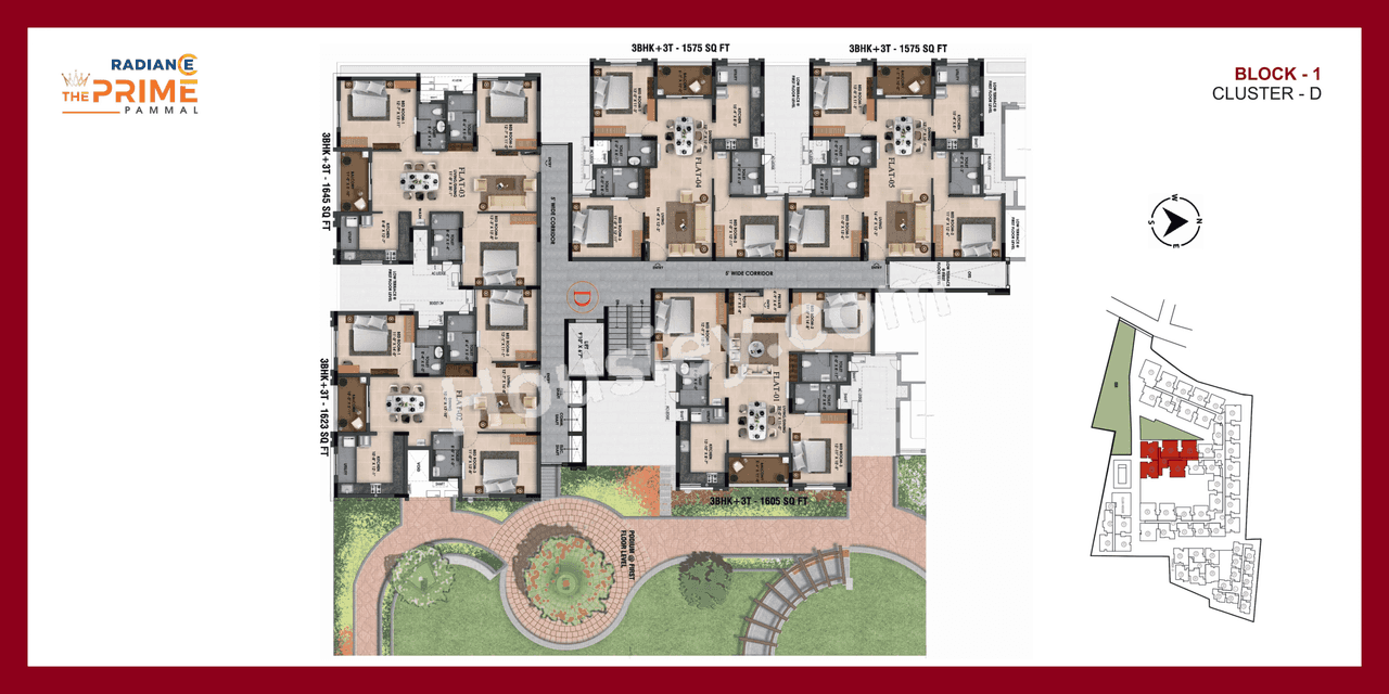 Radiance The Prime Floor plan 5