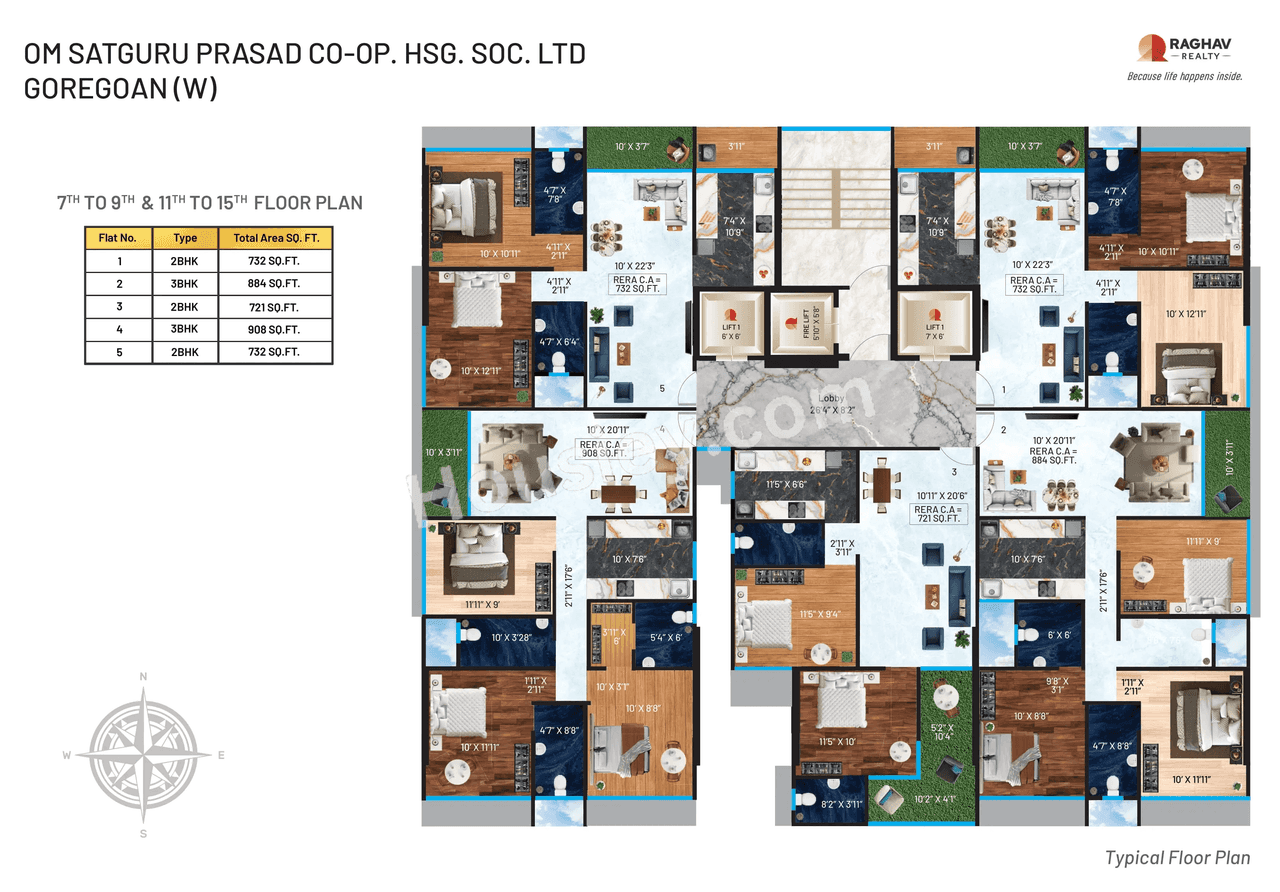 Raghav Utopia Floor Plan