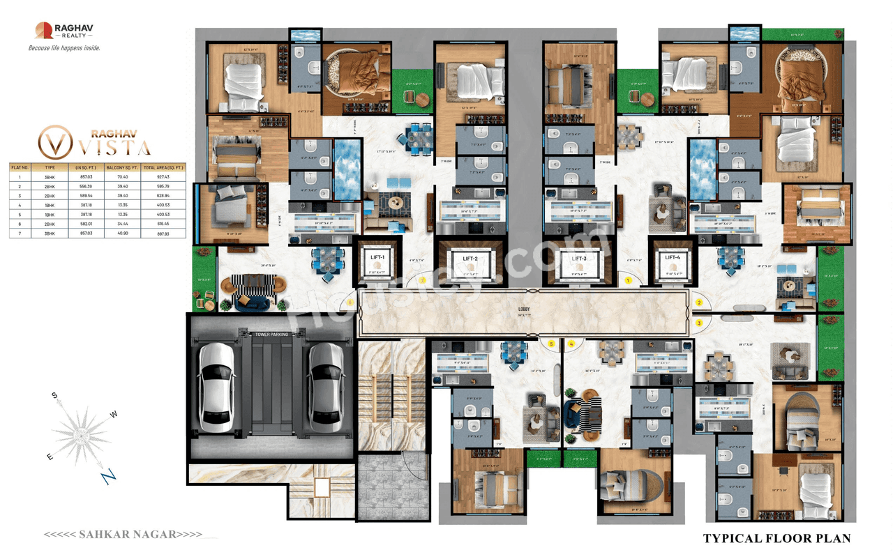 Raghav Vista Floor Plan