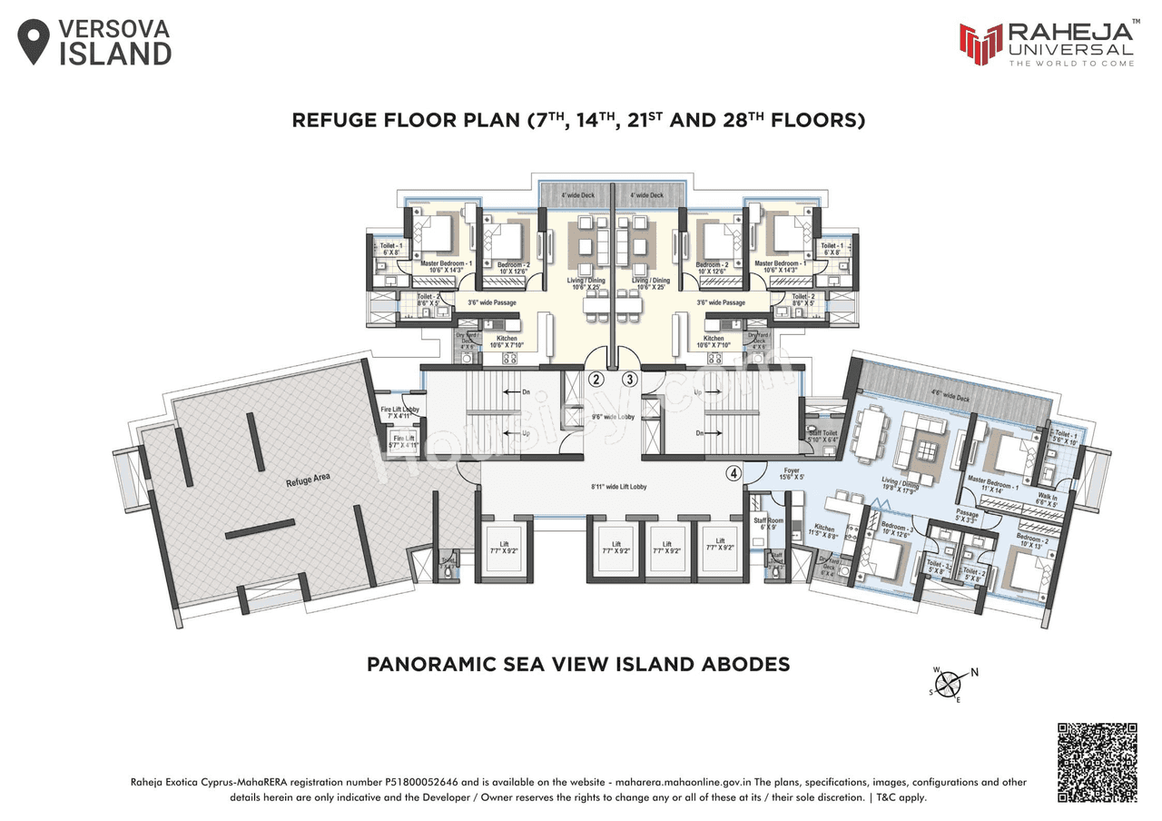 Raheja Versova Island Floor plan 5