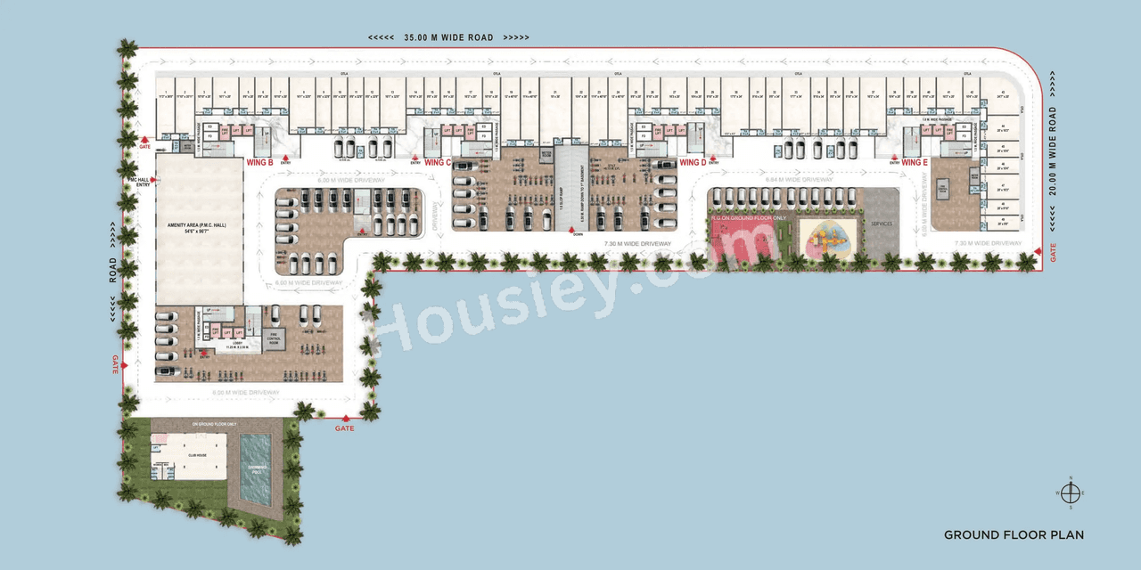 Raj Tulsi Sahyadri Floor plan 1