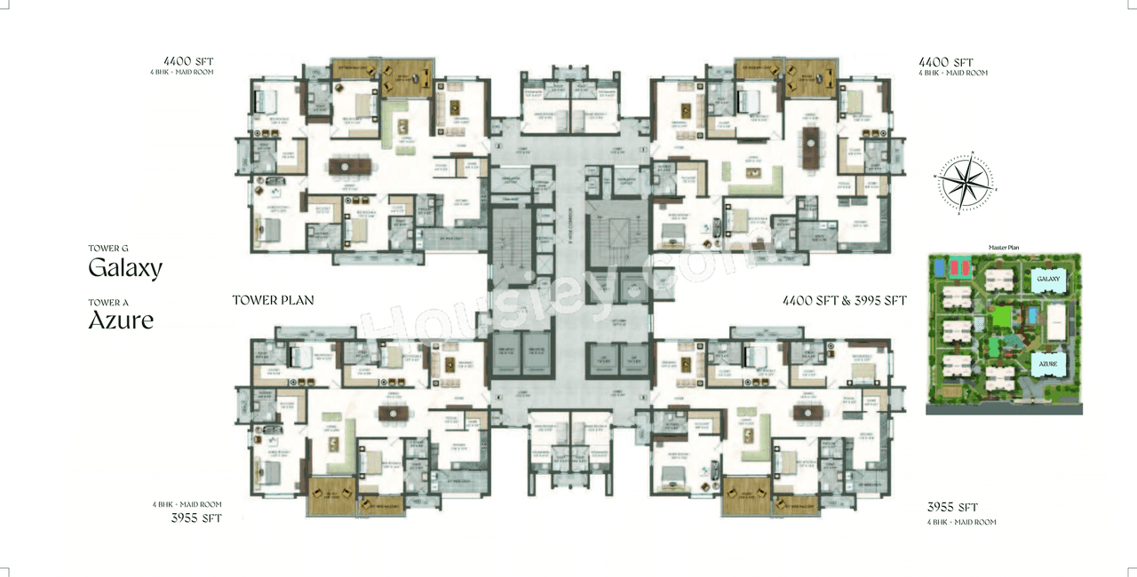 Rajapushpa Aurelia Floor plan 1