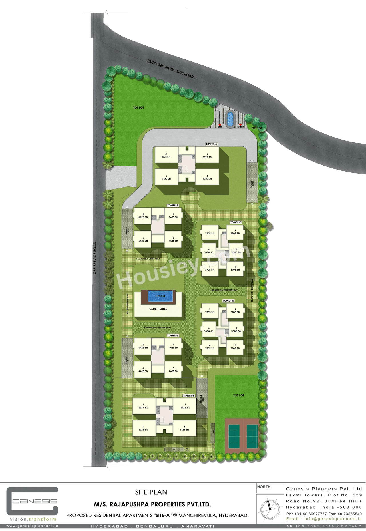 Rajapushpa Infina Floor plan 1
