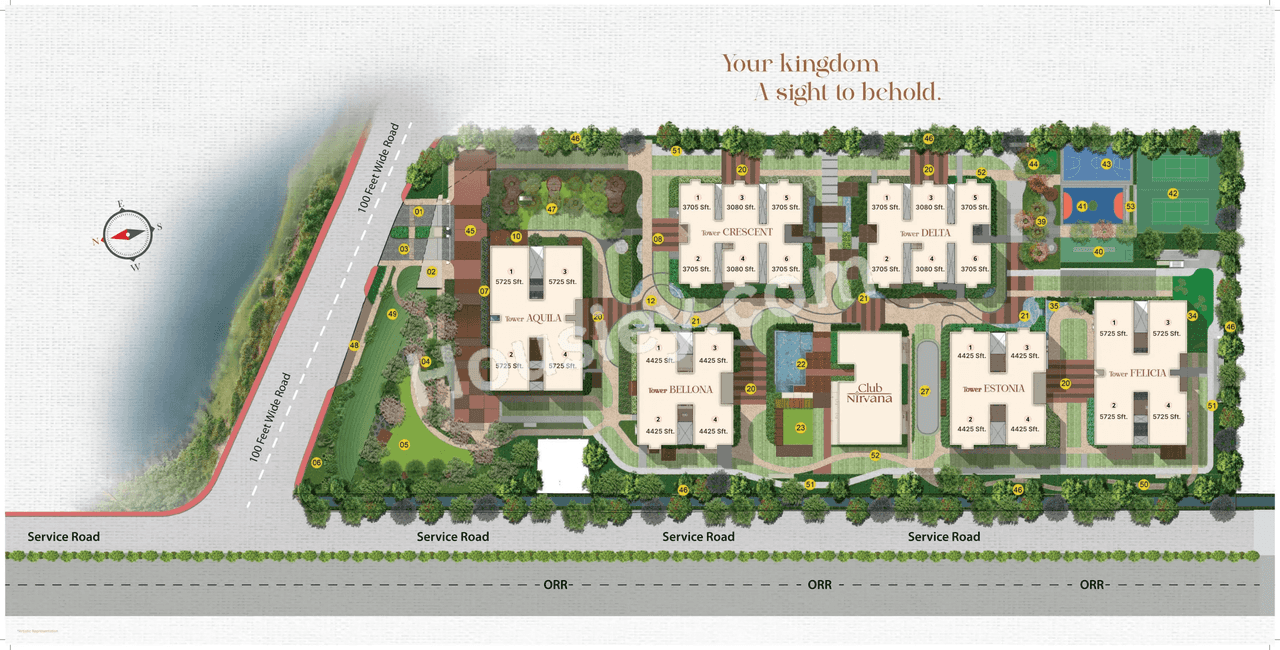 Rajapushpa Infina Floor plan 3