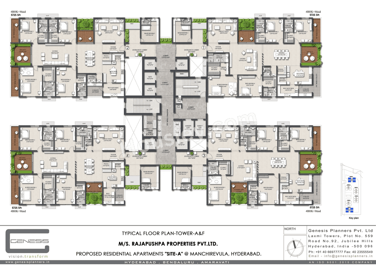 Rajapushpa Infina Floor plan 1