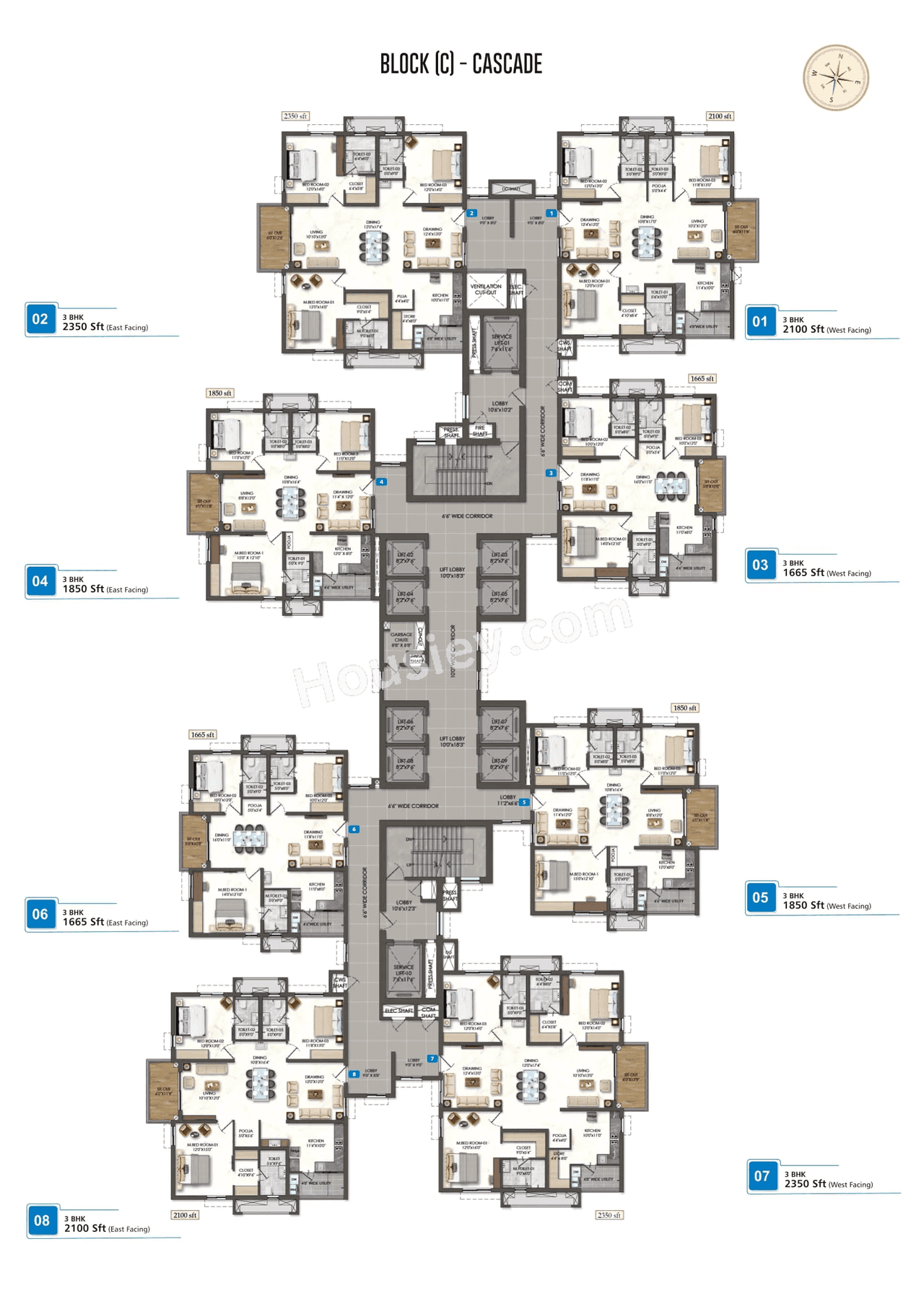 Rajapushpa Sierra Floor plan 2