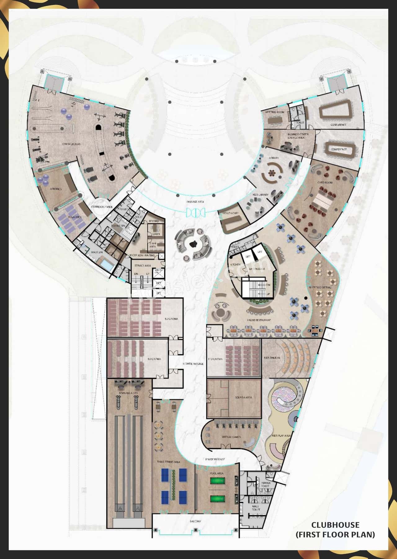 Rajhans Evana Floor plan 1