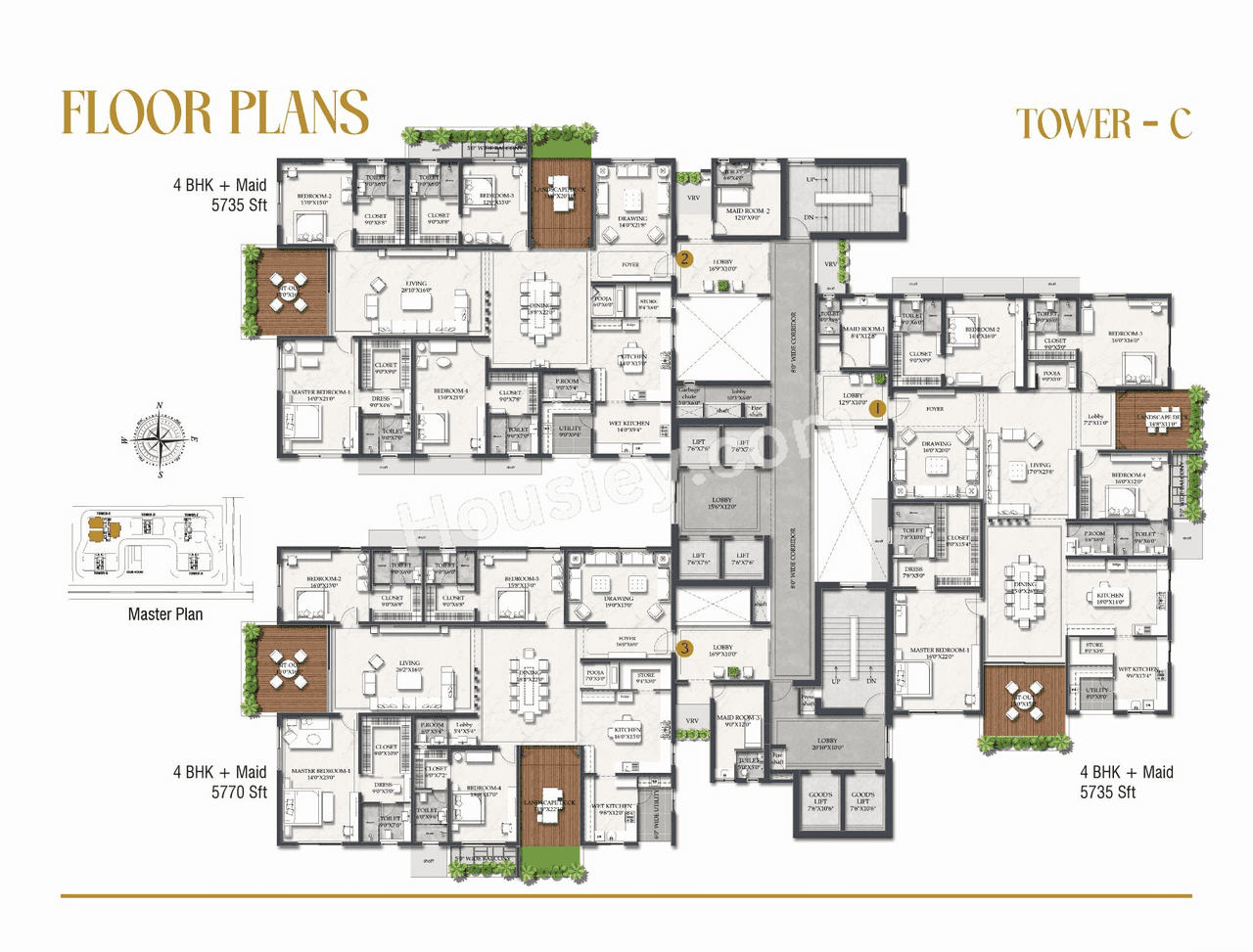 Rajapushpa Casa Luxura Floor plan 2