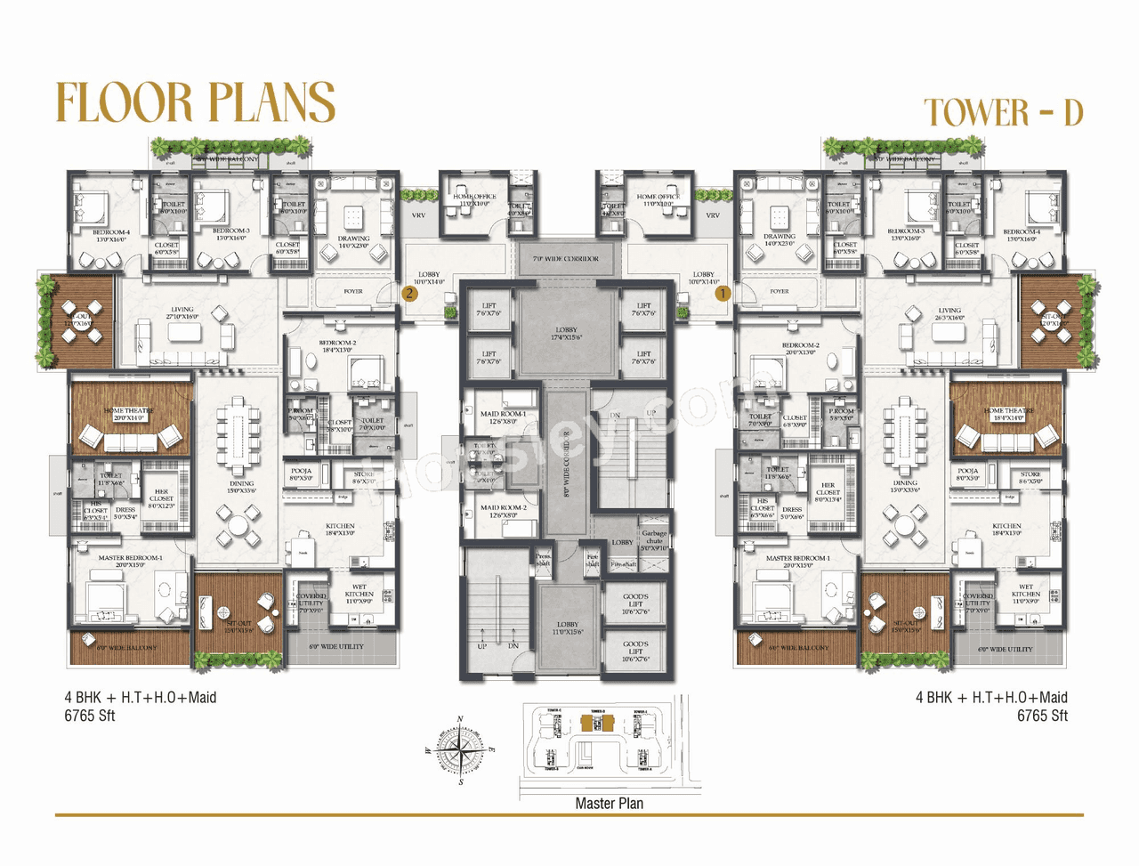 Rajapushpa Casa Luxura Floor plan 3