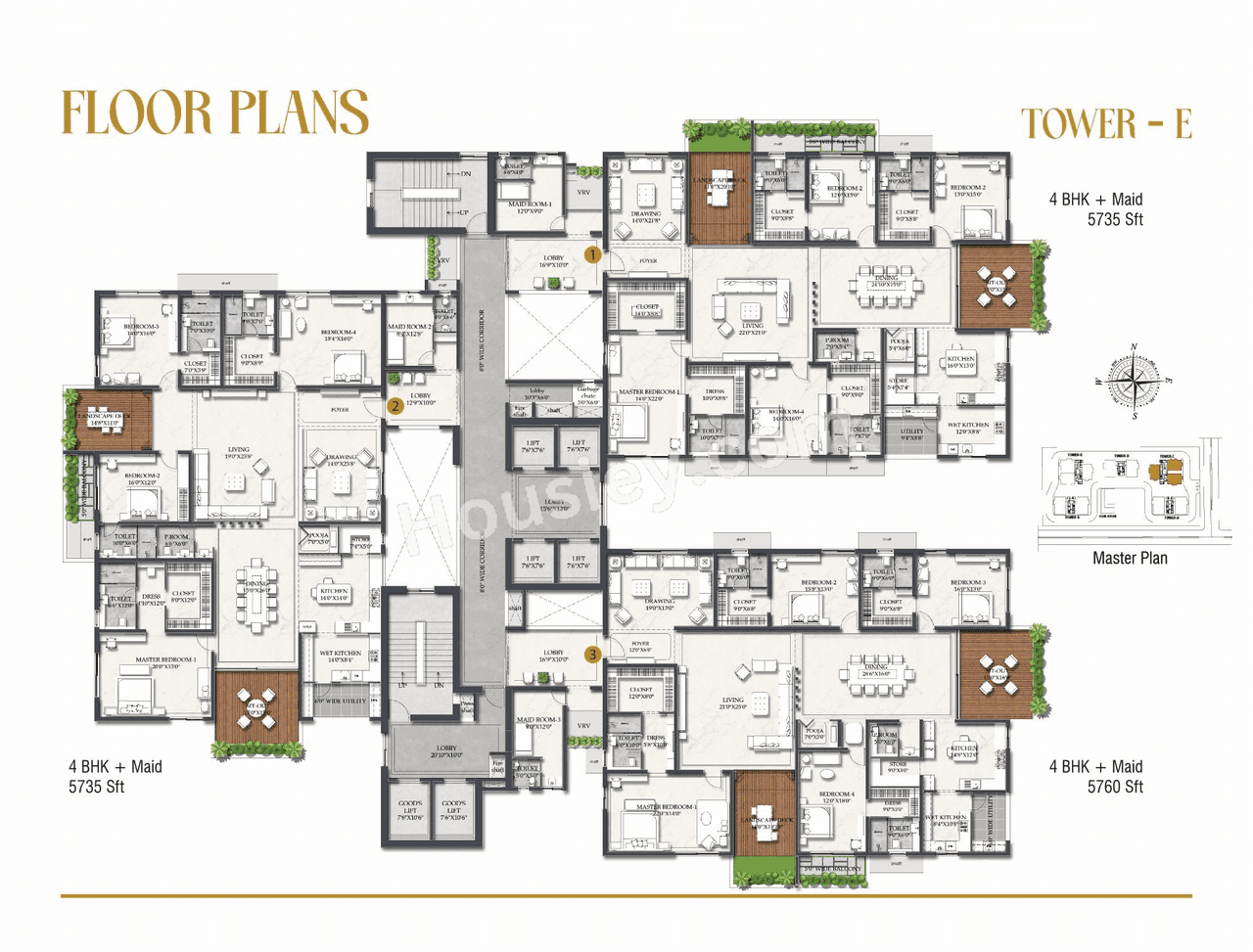 Rajapushpa Casa Luxura Floor plan 4