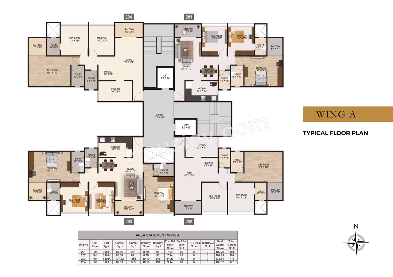 Ram India Address One Floor plan 3