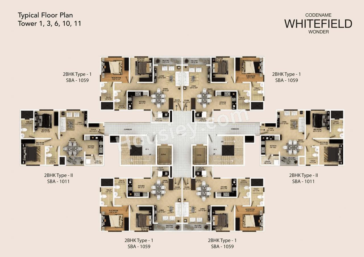 Ramky Fortuna Floor plan 1