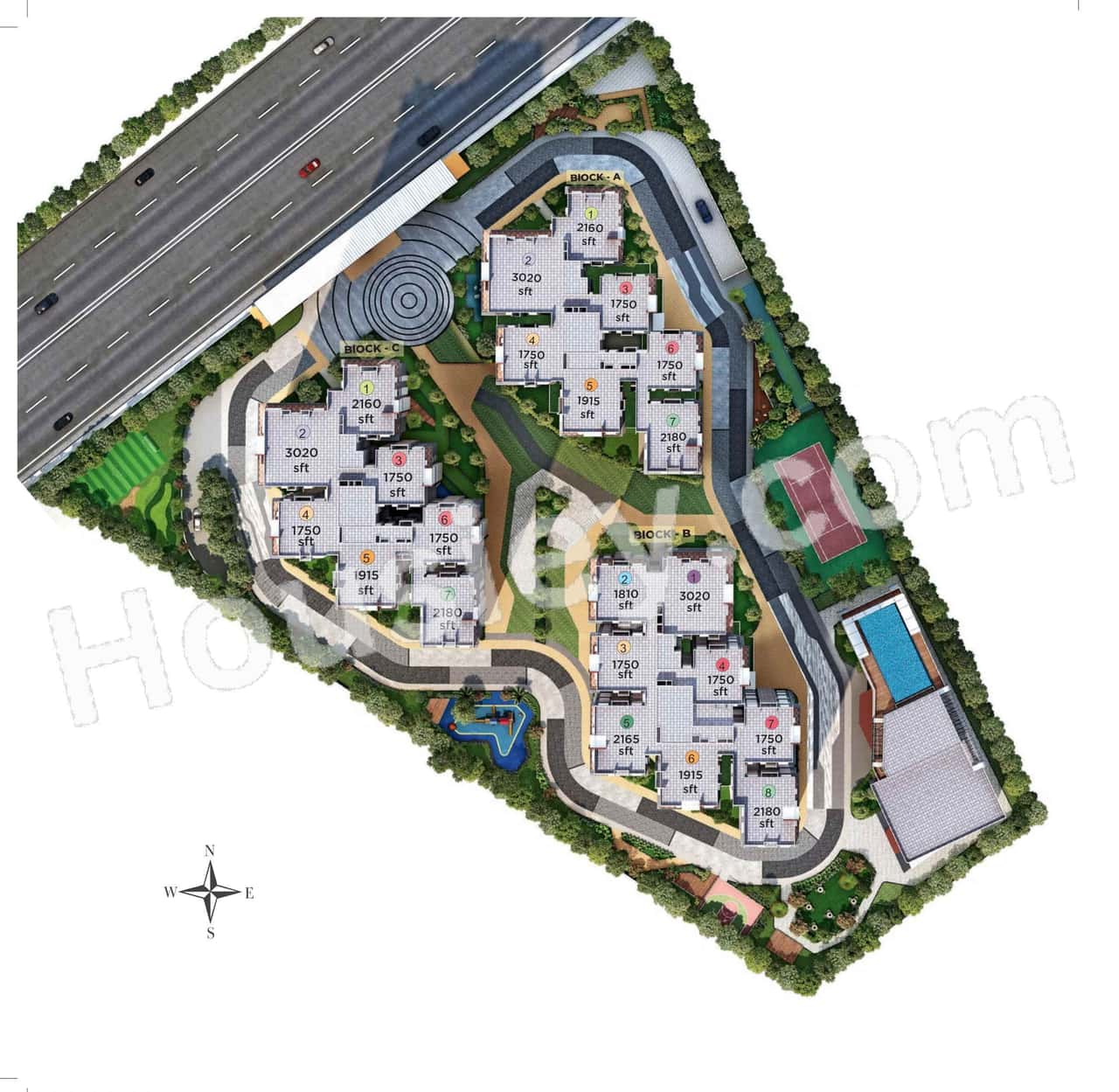 Ramky One Odyssey Floor Plan