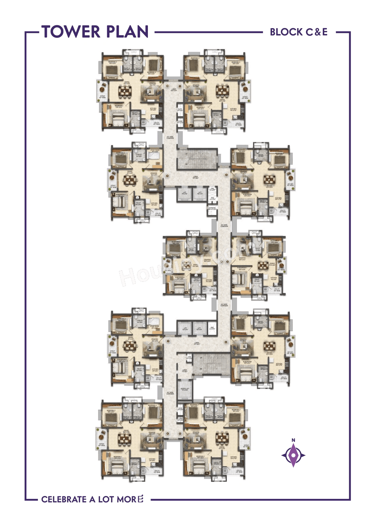 Ramky One Symphony Floor plan 3