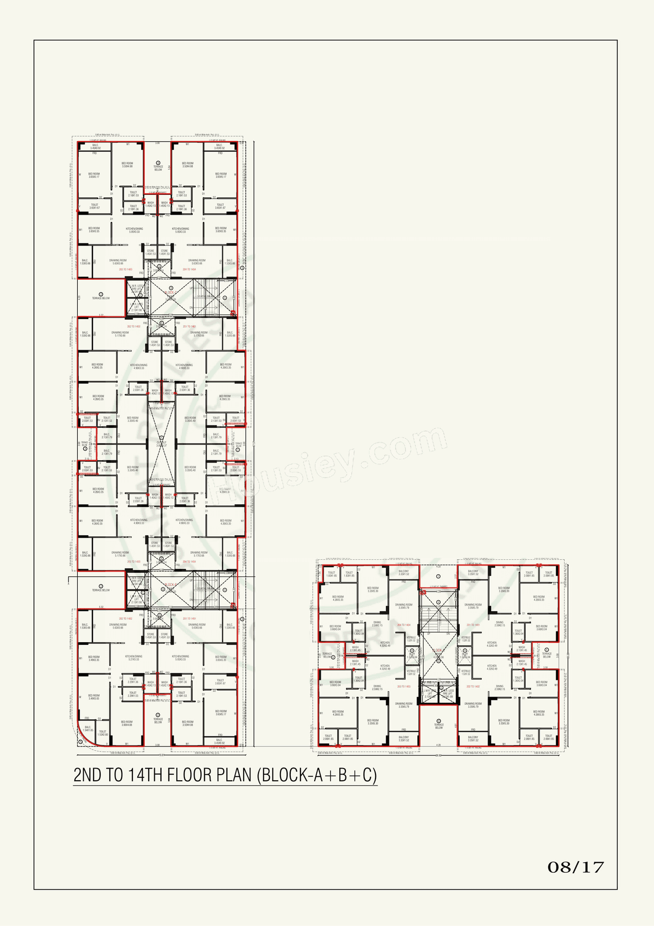Ratna Turquois Glamouere Floor plan 3