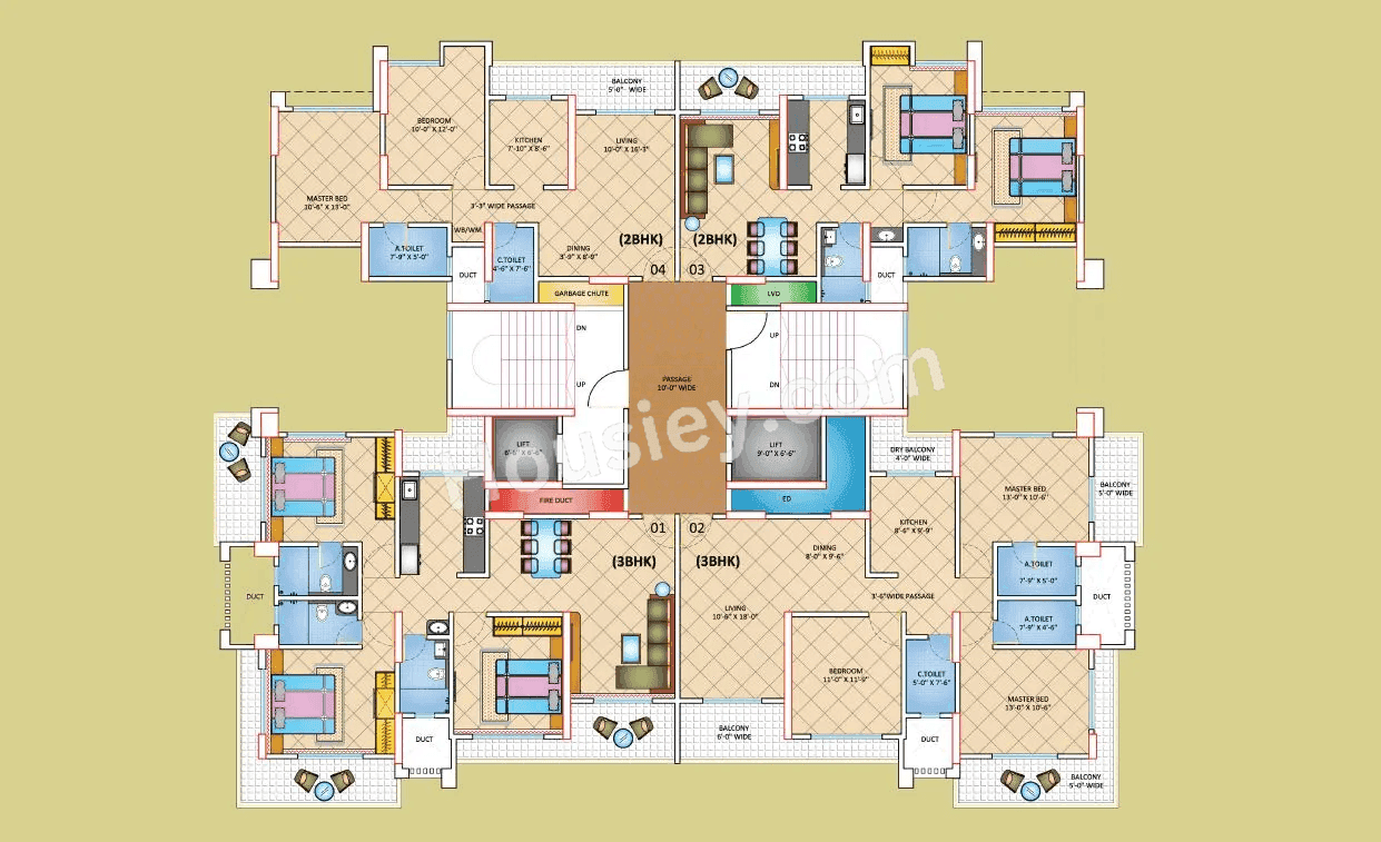 Rattanraj Trinity Moksh Floor plan 3