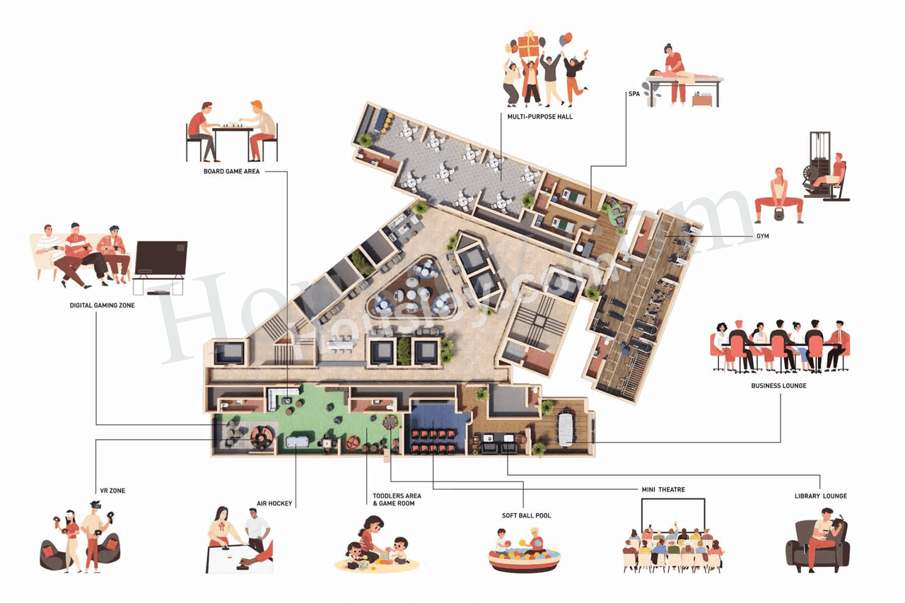 Raunak Centrum Floor plan 3