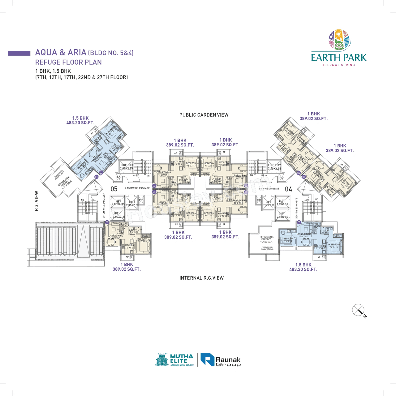 Raunak Earth Park Floor plan 1
